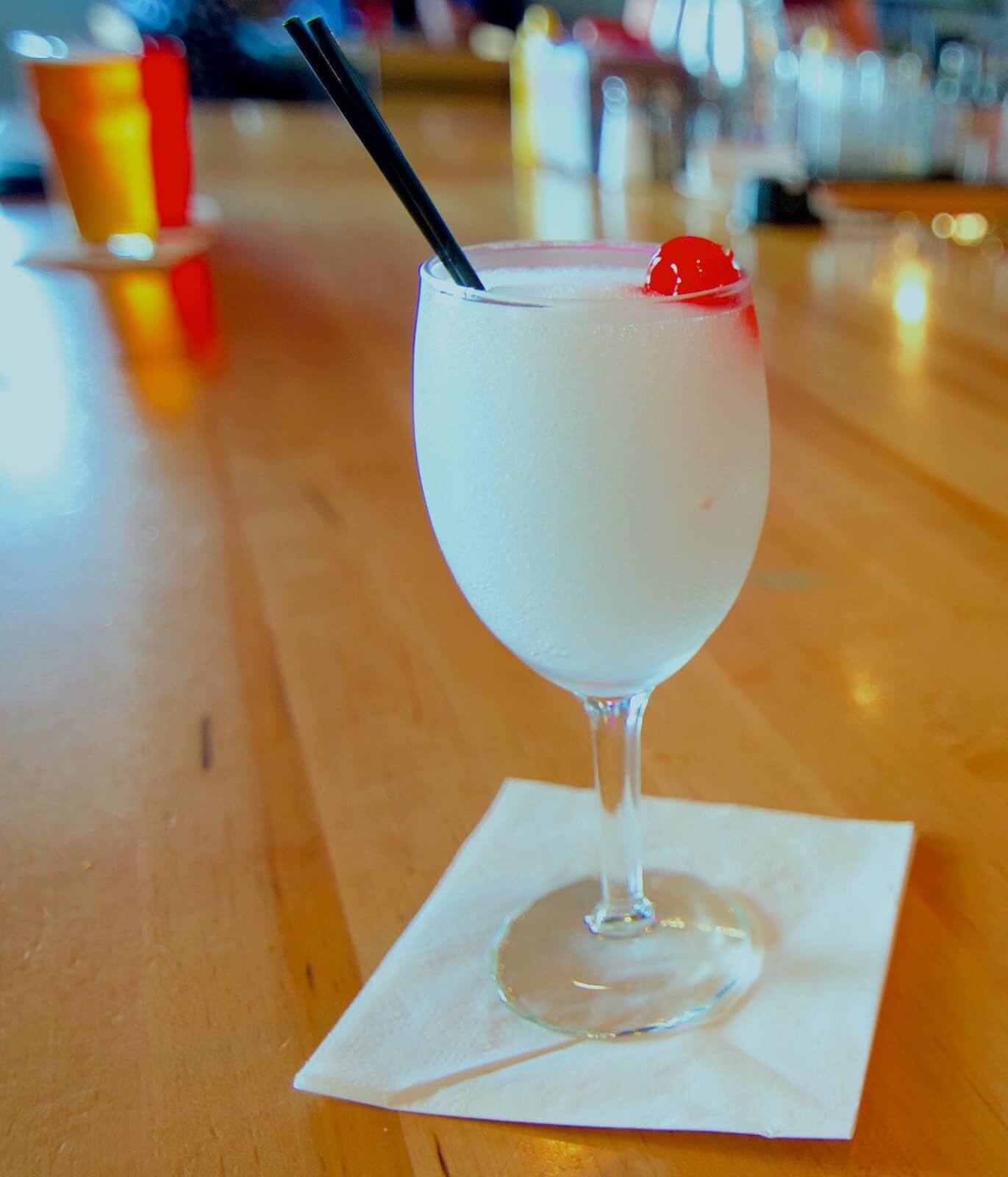 frozen daiquiri on a bar